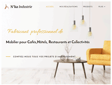 Tablet Screenshot of nkaindustrie.com